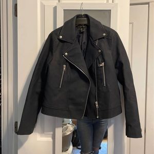 Faux Leather Jacket